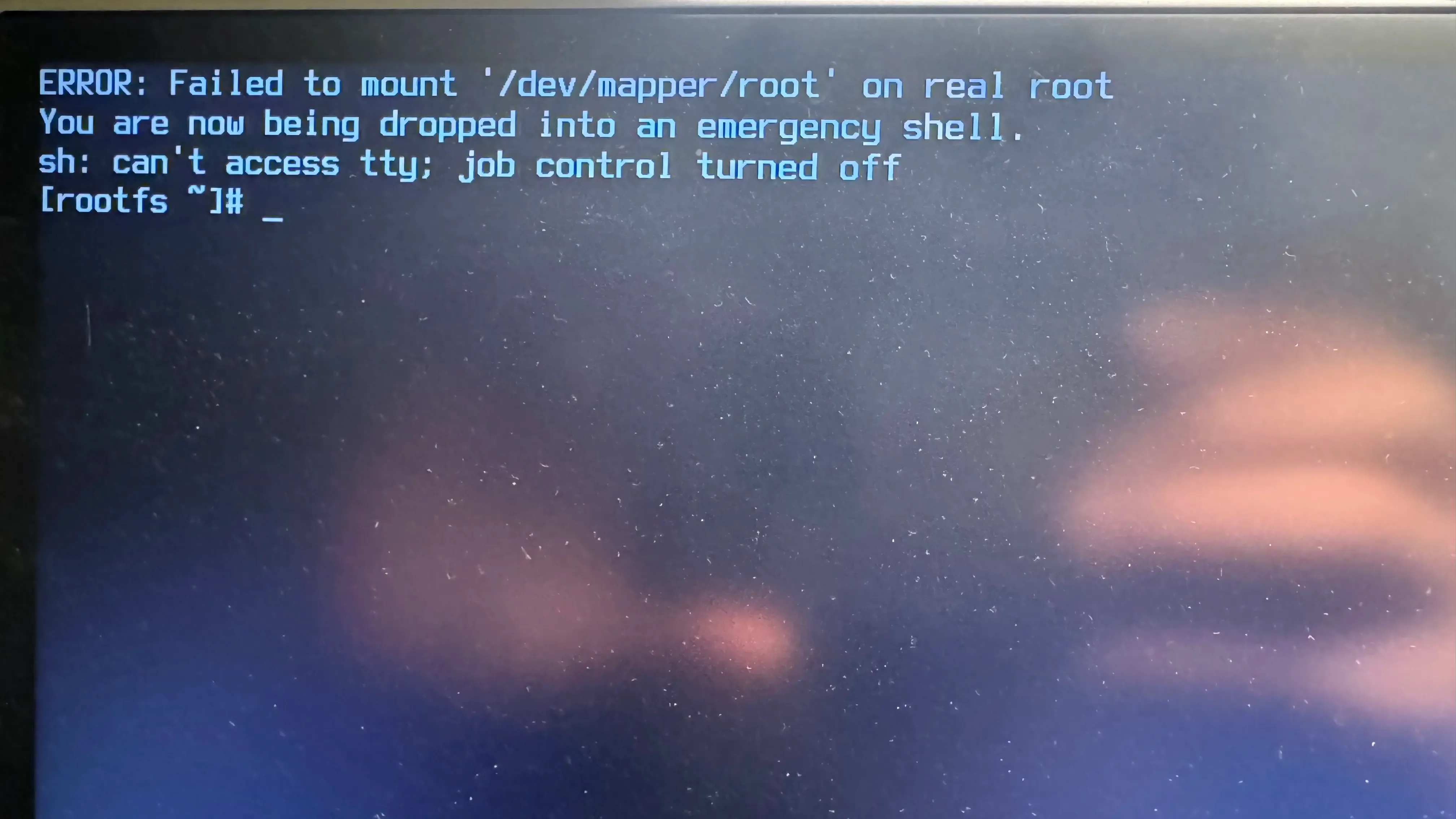 omarchy failed mount